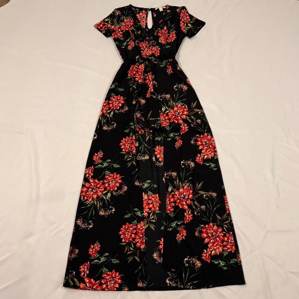 Miami Maxi Floral Romper Dress - Picture 4 of 15